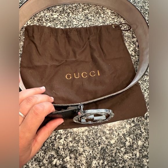 Gucci Signature Leather Belt - Picture 7 of 8